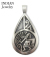 Hopi Overlay Silver Pendant Lucion Koinva