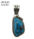 Navajo Silver Head Kingman Tq. Rosella Paxton