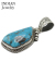 Navajo Silver Head Kingman Tq. Rosella Paxton