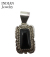 Navajo Silver Head Onyx Peggy Skeets