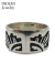 Hopi Overlay Silver Ring Willis Humeyestewa