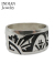 Hopi Overlay Silver Ring Willis Humeyestewa
