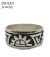 Hopi Overlay Silver Ring Willis Humeyestewa