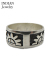 Hopi Overlay Silver Ring Willis Humeyestewa