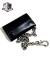 F-HOLE CARABINER WALLET CHAIN/SILVER PLATING
