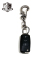 F-HOLE CARABINER KEY HOLDER/SILVER PLATING