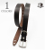 INCEPTION BENDS HAND DYEING LEATHER 25mm NARROW BELT