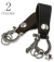HORSE BUTT LEATHER SHACKLE KEY HOLDER