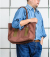 Leather Handle Tote Medium