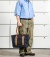 Leather Handle Tote Medium