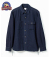 桃太郎ジーンズ INDIGO DOBBY SHIRT