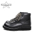 SLOW WEAR LION OILD LEATHER ZIP MID BOOTS