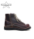 SLOW WEAR LION PULL UP LEATHER ZIP MID BOOTS