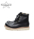 SLOW WEAR OILD LEATHER PLAIN MID BOOTS