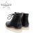 SLOW WEAR OILD LEATHER PLAIN MID BOOTS