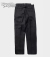 ORGUEIL Black Linen Trousers