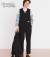 ORGUEIL Black Linen Trousers