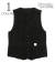 Orgueil Black Check Gilet
