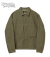 Green Denim Pullover Jacket