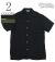 Orgueil LINEN OPEN COLLAR SHIRT