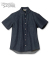 Denim Windsor Collar Short Sleeve Shirt