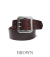 PHERROW'S LEATHER DOUBLE PIN BELT