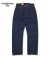 SMALL LUMP NEP SELVEDGE DENIM STRAIGHT JEANS