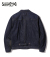 SUGAR CANE 砂糖黍製 13oz. 阿波藍混右綾 DENIM BLOUSE