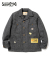 9oz. BLACK COVERT WORK COAT