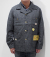 9oz. BLACK COVERT WORK COAT