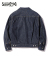 SUGAR CANE 14.25oz. DENIM BLANKET LINED JACKET