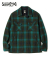 8oz. WOOL OMBRE CHECK ZIP SHIRT