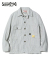 8oz. INDIGO STRIPE WORK COAT