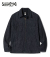 10.5oz. INDIGO JACQUARD ZIP SHIRT