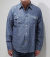 SUGAR CANE BLUE CHAMBRAY WORK SHIRT