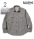 SUGAR CANE HICKORY STRIPE WORK SHIRT