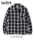 SUGAR CANE RAYON OMBRE CHECK OPEN SHIRT