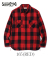 SUGAR CANE TWILL CHECK WORK SHIRT