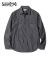 SUGAR CANE BLACK CHAMBRAY WORK SHIRT