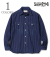 SUGAR CANE 8.5oz. WABASH STRIPE WORK SHIRT