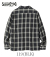 RAYON COVERT CHECK OPEN SHIRT