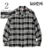 RAYON DOBBY CHECK OPEN SHIRT