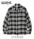 RAYON DOBBY CHECK OPEN SHIRT