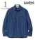 5.5oz. INDIGO STRIPE WORK SHIRT