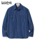 5.5oz. INDIGO STRIPE WORK SHIRT