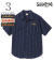 COKE STRIPE WORK SHIRT with EMBROIDERED