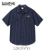 COKE STRIPE WORK SHIRT with EMBROIDERED
