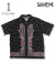 NATIVE AMERICAN BANDANA PRINT OPEN SHIRT