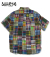 MADRAS CHECK PATCHWORK B.D. SHIRT