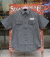 CHAMBRAY WORK SHIRT with CHAIN EMBROIDERED